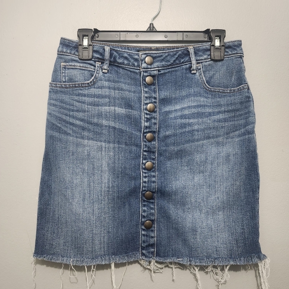 Abercrombie & Fitch Women's Blue Mini Pencil Skirt Size 29